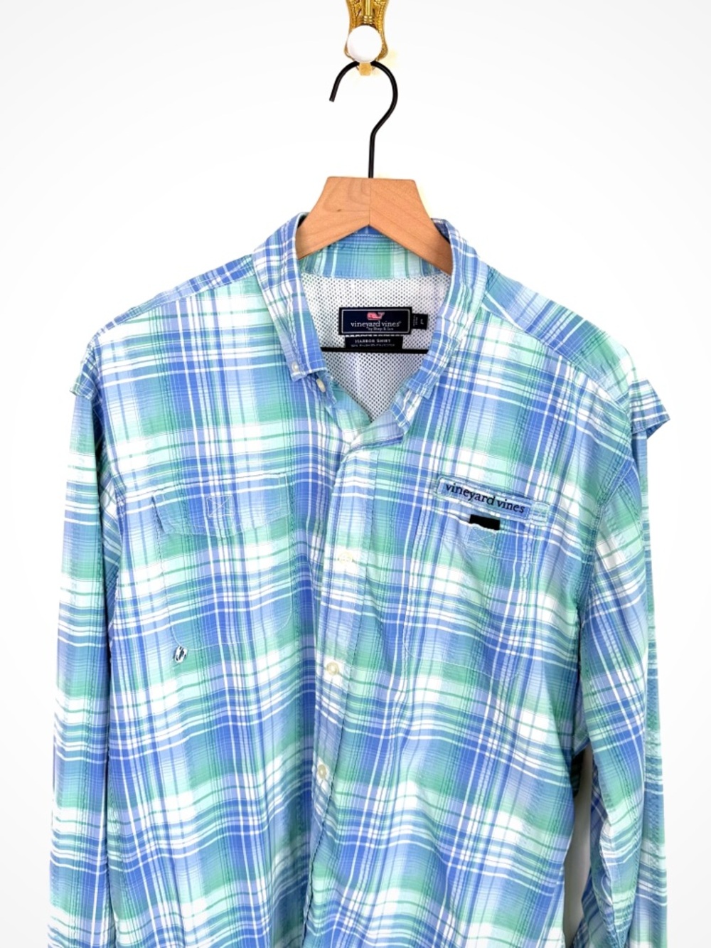 Vineyard Vines Plaid Harbor Shirt | L